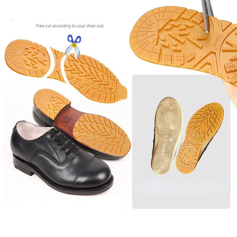 

New Rubber Shoe Pieces Non-slip Sole Stickers Wear-resistant Sole Stickers Shoe Accessories Sole Repair Materials Thick Flexible