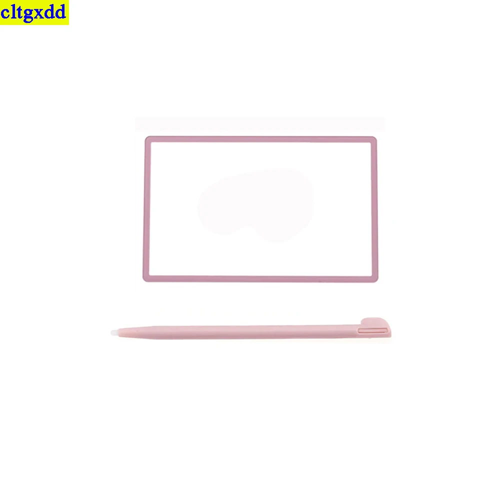 1 set FOR 2DS plastic lens repair kit LCD screen panel top touch pen
