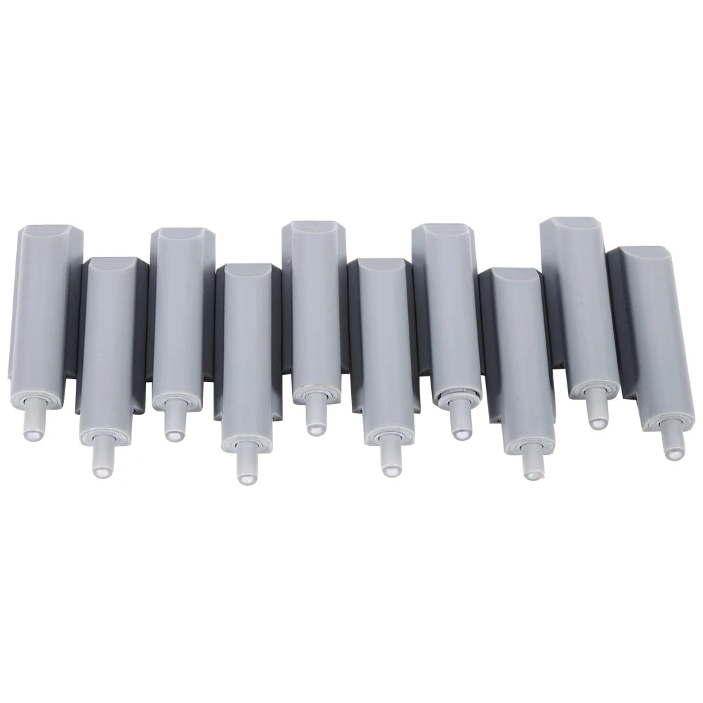ABS Case Door Cabinet Drawer Hinge 10pcs Push to Open System Damper Catch Plastic Tip