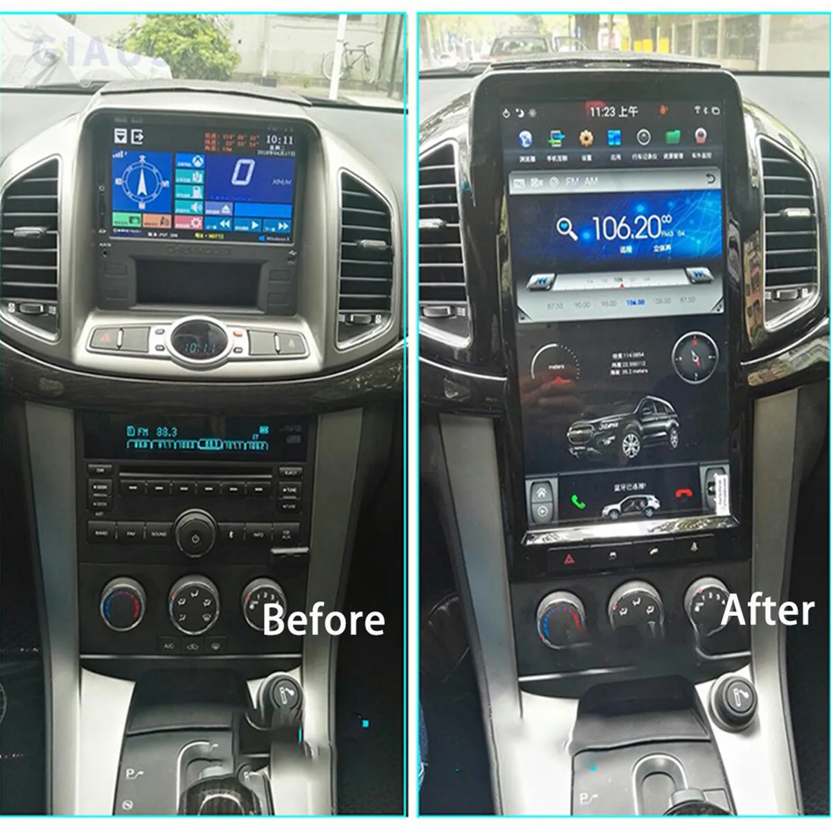 

8+128G For Chevrolet Captiva 2013-2017 Android 12 Tesla Style Car GPS Navigation Stereo Head Unit Multimedia Player Auto Radio