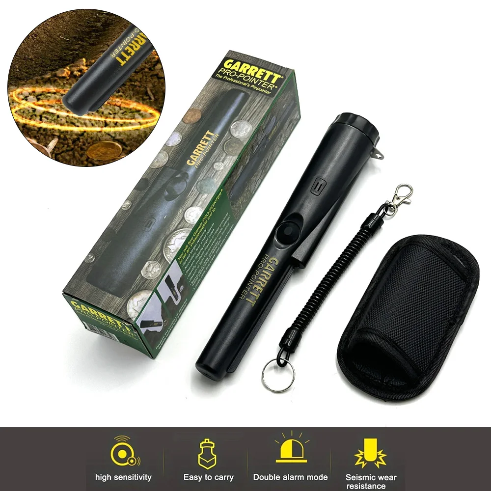 Metal Detector NEW Upgraded High-precision Hand-held Positioning Rod Outdoor Detector Waterproof Underground Treasure Hunter