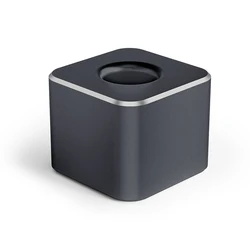 Sleek Aluminum Multi - Use Desk Organizer with Non - Slip Base (Black)