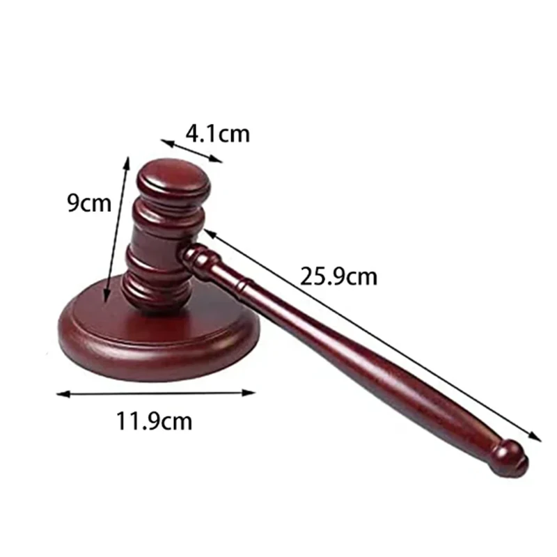 Description Picture 5 of itemHigh Quality Durable Wooden Judge Hammered Handcrafted Delicate Wood Gavel for Lawyer Judge Wood Gavel Hammer Sound Block Set