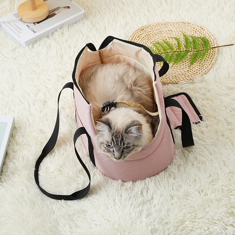 

Pet Carrier Bag for Cat Small Dog Backpack Travel Car Seat Transport Moving Puppy Women Animals Box Supplies Accessories Stuff