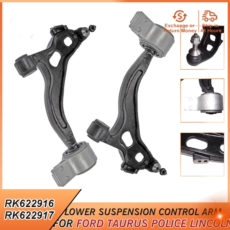 

RK622916 RK622917 for Ford Taurus Police Lincoln MKS MKT Accessories Front Lower Suspension Straight Control Arm K622916 K622917