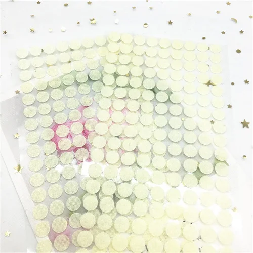 Cinta adhesiva de sujeción de 10 mm, 15 mm, roja, verde, azul y amarilla, con puntos, gancho y bucle, adhesiva mágica, redonda, fuerte, autoadhesiva