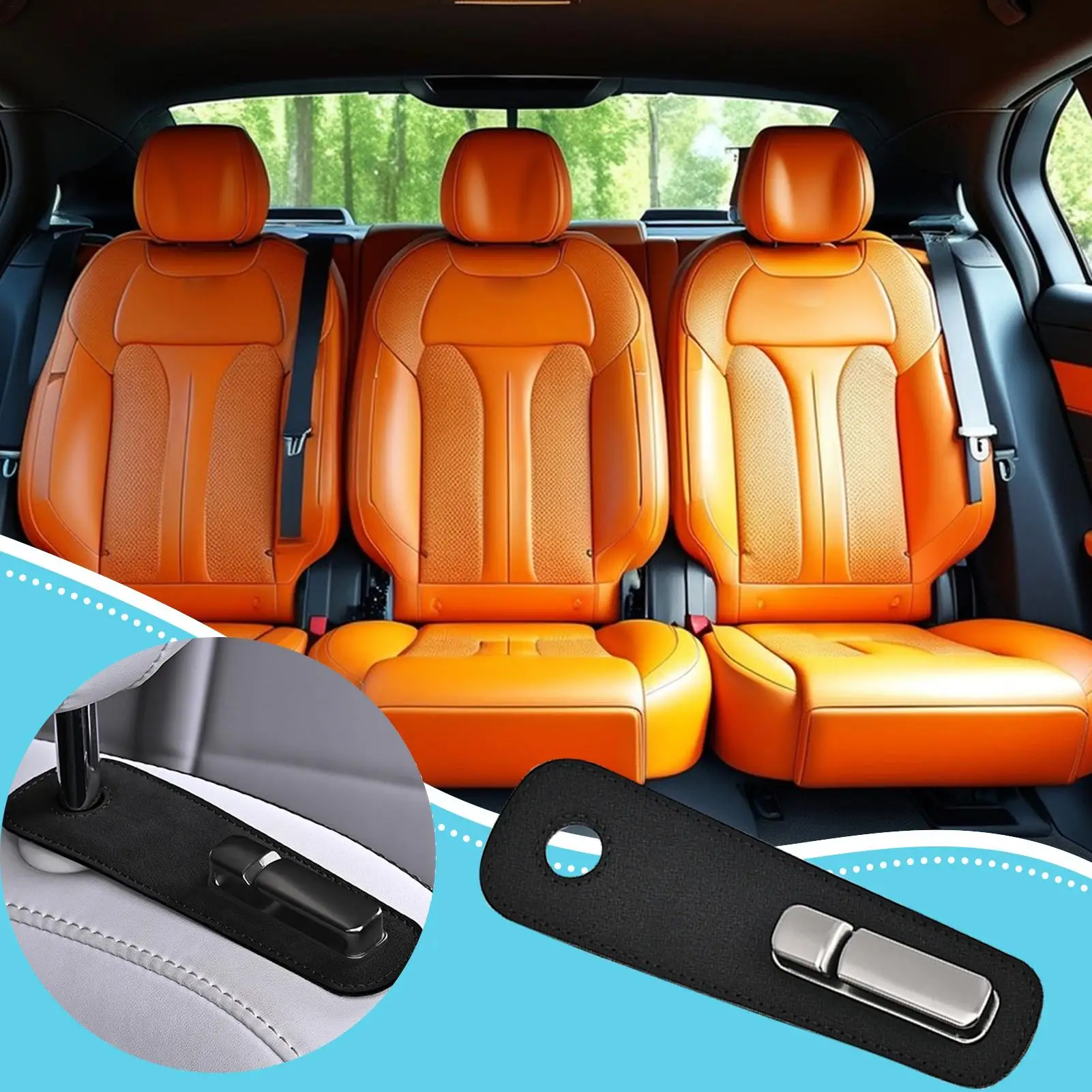 Seat Belt Retainer Seatbelt Limit Stopper for Seat Quick-Release Locking Tool Anti-Strangle Ergonomic Fixing Buckle for Vehicle