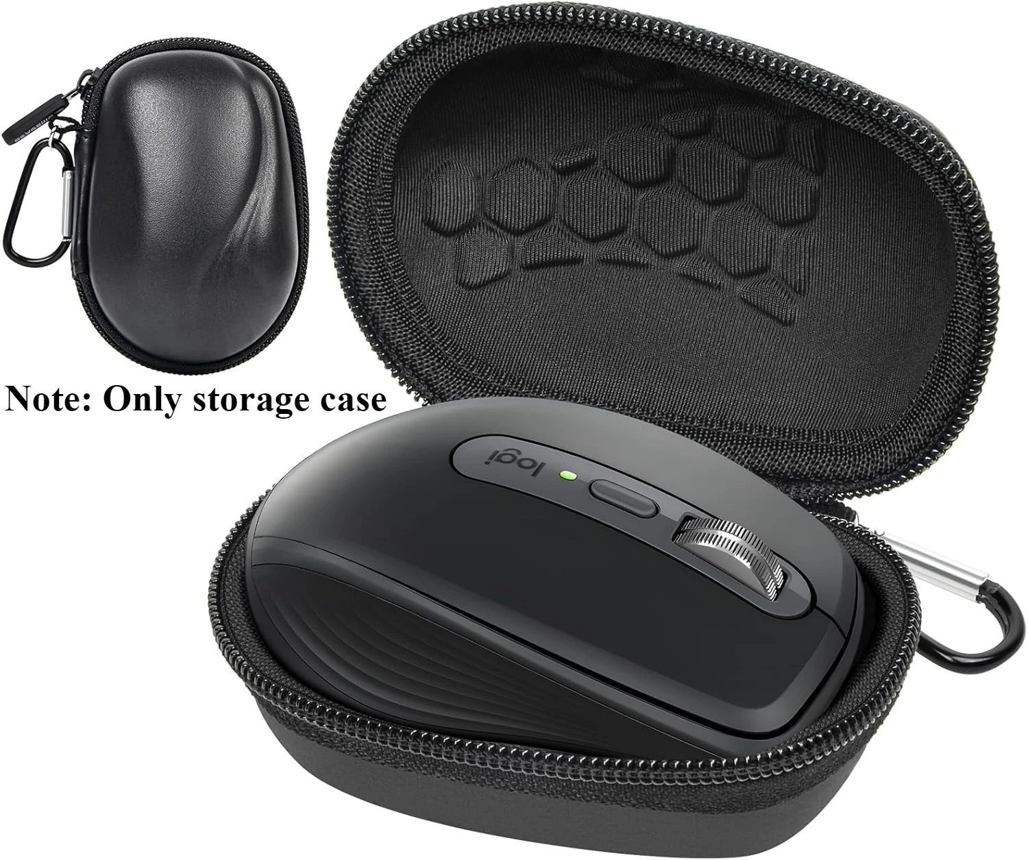 Hard Case Compatible with Logitech MX Anywhere 3S/ Anywhere 3/ 2S/ 2 Compact Mouse USB C Mouse Storage Box storage box
