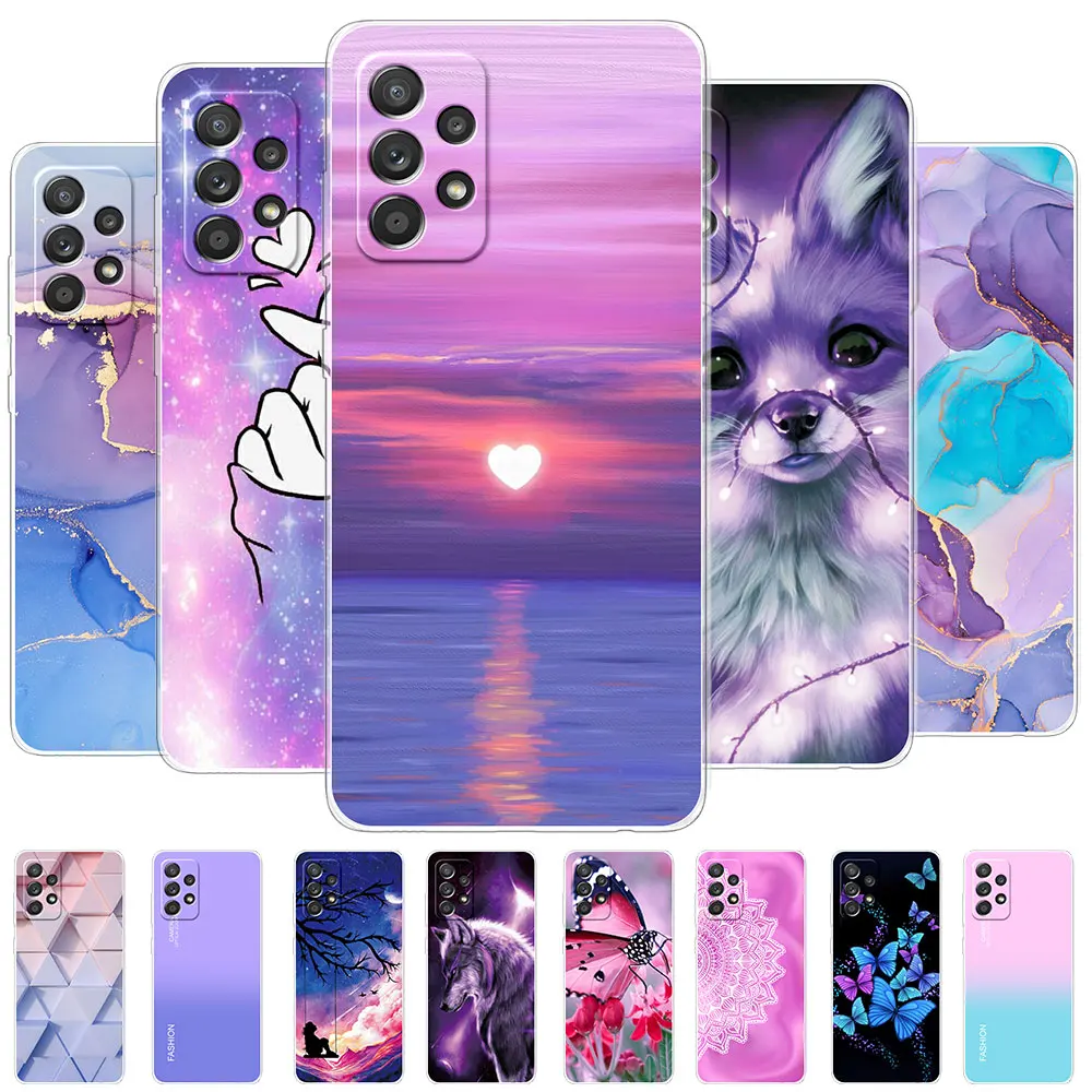 Per Samsung A13 4G Custodia Galaxy A13 A13F Cover Girls Clear Soft Silicone Custodie Per Telefoni A13 Fundas Per Samsung Galaxy A13 Case Coque