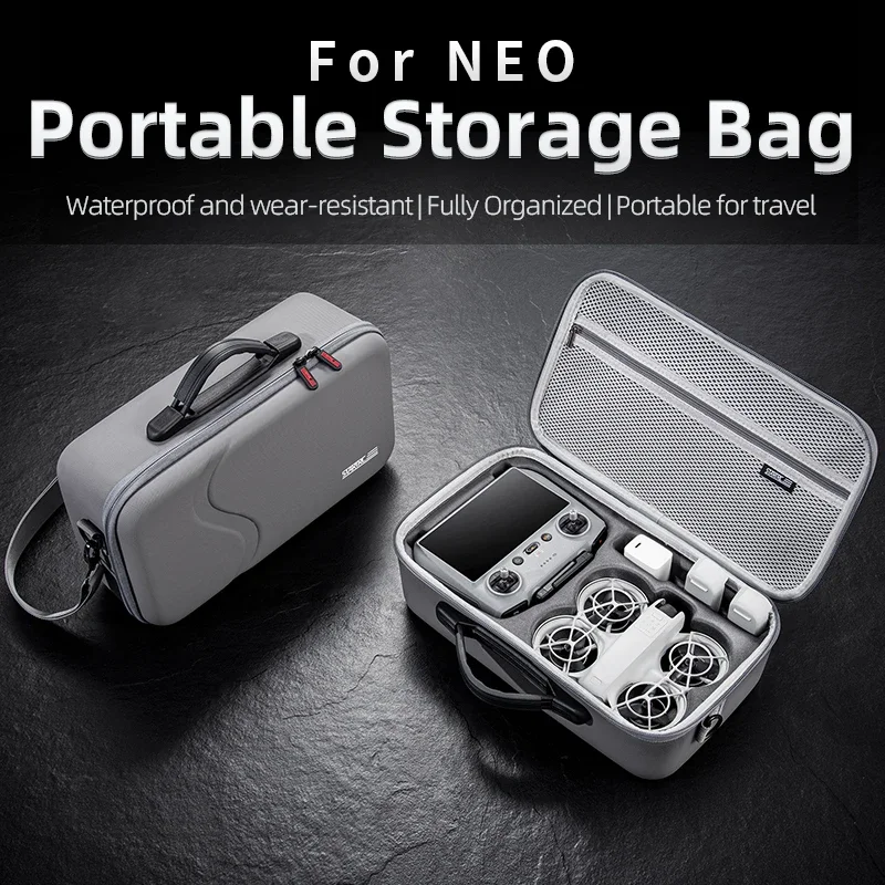 For DJI NEO RC 2 Remote Control Three-Electric Fly Set Storage Case For DJI NEO Handheld Flight Camera Accessory Storage Bag