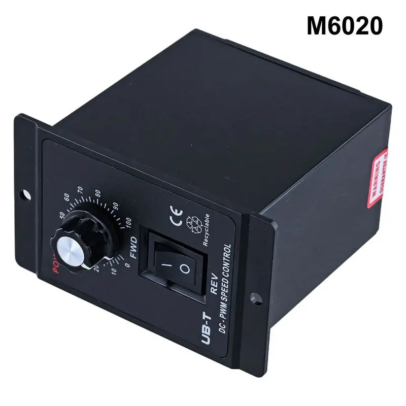 PWM 레귤레이터용 DC 브러시 모터 속도 컨트롤러용 12V-60V 20A 전기 장비 액세서리 M6020