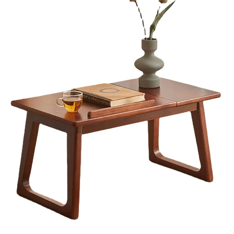

ZL Solid Wood Bay Window Small Table Folding Table Household Bedroom Bay Window Table