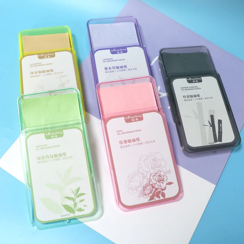 Oil Control Face Absorbent Paper face oil absorbing paper Face Oil Control Cleaning Wipes Absorbing Sheet Oily Matting Tissue Care Paper 300PCS