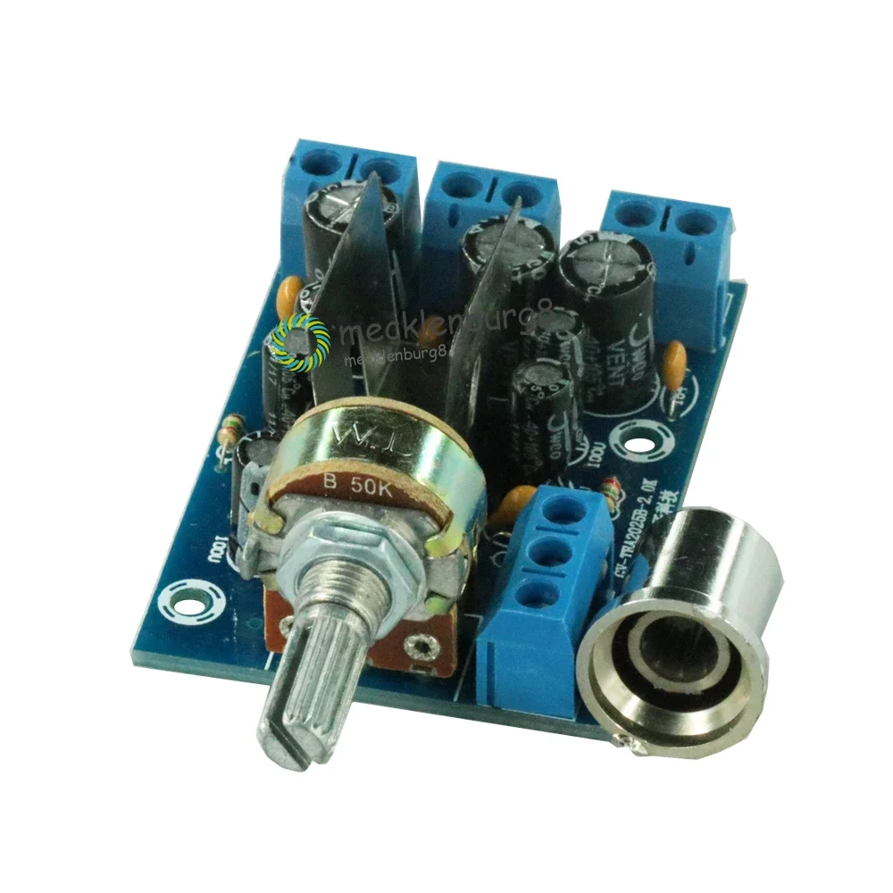 TEAB 2.0 Stereo Dual Channel Mini Audio Amplifier for PC Speaker 3 W + 3 W 5V 9V 12V Car