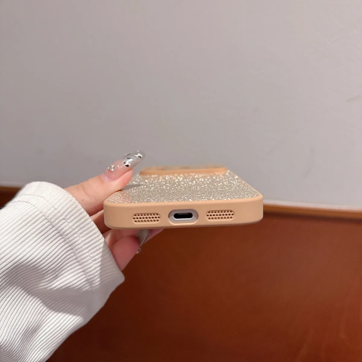 Luxury Starry Sky Glitter Phone Case - Shiny Solid Color Shockproof Cover