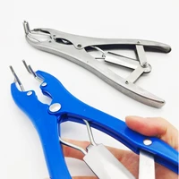 Animals Sheep Tail Castration Forceps Expansion Clamp Elasticity Rubber Castration Rings Farm Animal Bloodless Tail Pliers 2