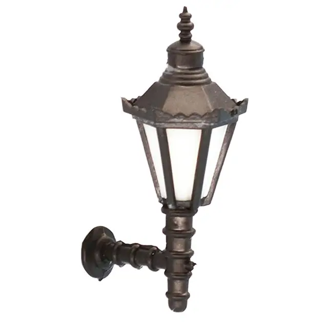 1Pc Train Railway Park Led Lamppost Lamps Wall Lights Model Scale 1:25 Model Garden Lamps Dollhouse Miniature Light 4.5cm 1
