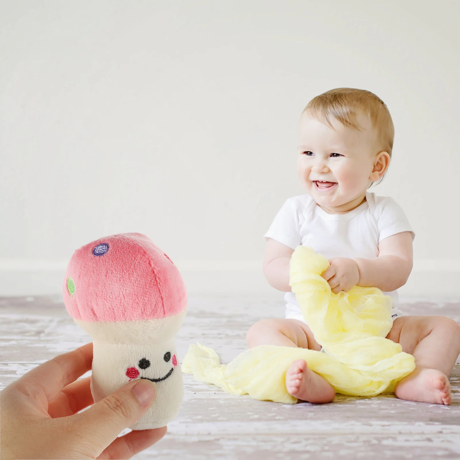 

1pc Lovely Cartoon Mushroom Toy Stuffed Toy Kids Plush Mushroom Toy