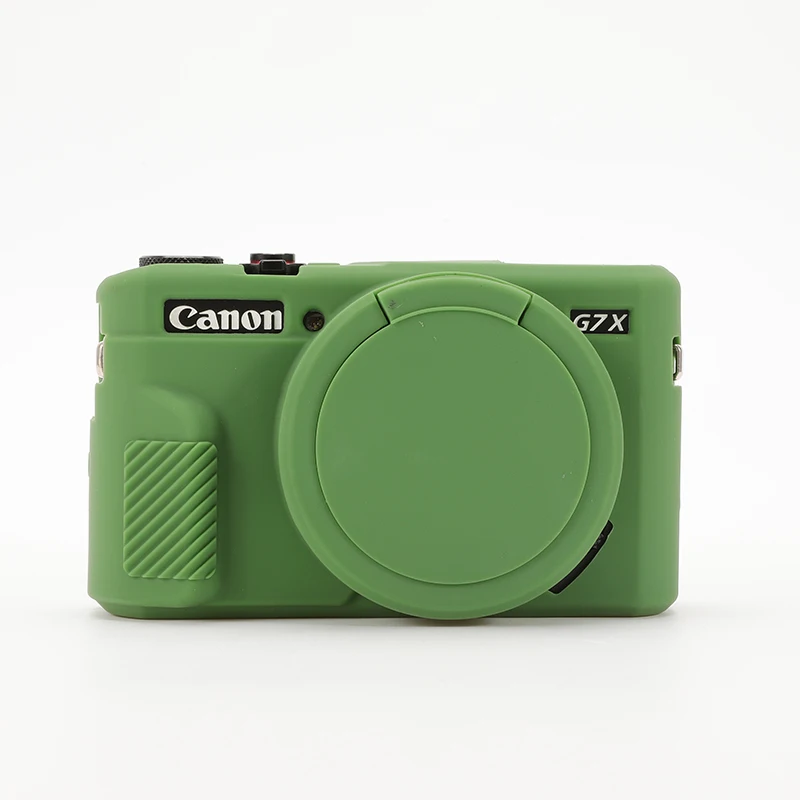 Soft Silicone Camera Skin Cover with Lens Protector - Rubber Case Bag