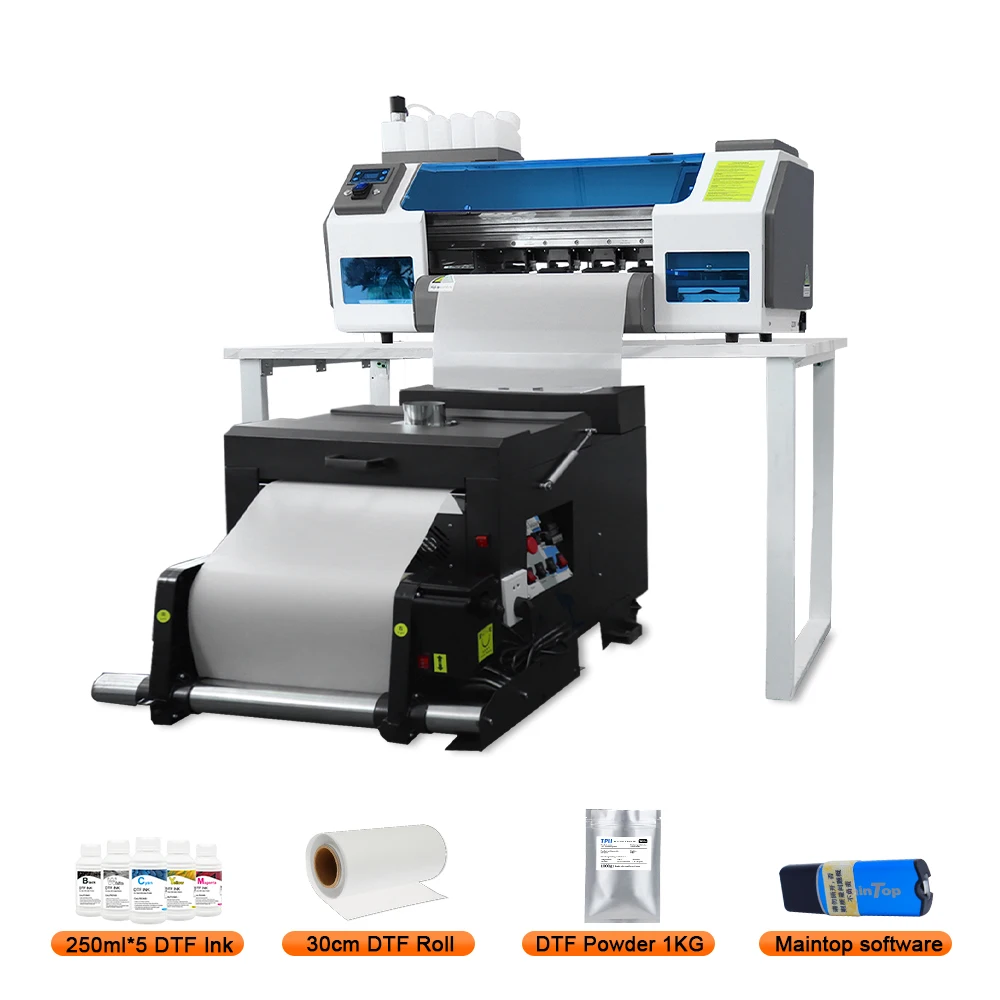 DTF Printer A3 Dual Head XP600 Pre-heating Print Direct Transfer Printer  For T-shirts Jeans Hoodies DTF T-shirt Printing Machine - AliExpress