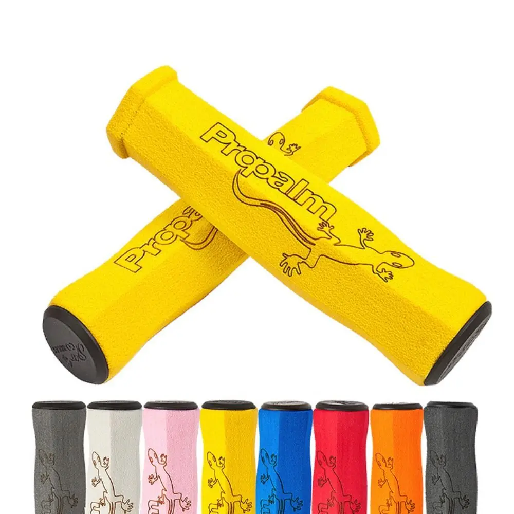 

Cartoon Gecko Bicycle Grips Anti Slip Soft Sponge Handle Sleeve Ultraight Sponge Gecko Sponge Handle Mountain Biking