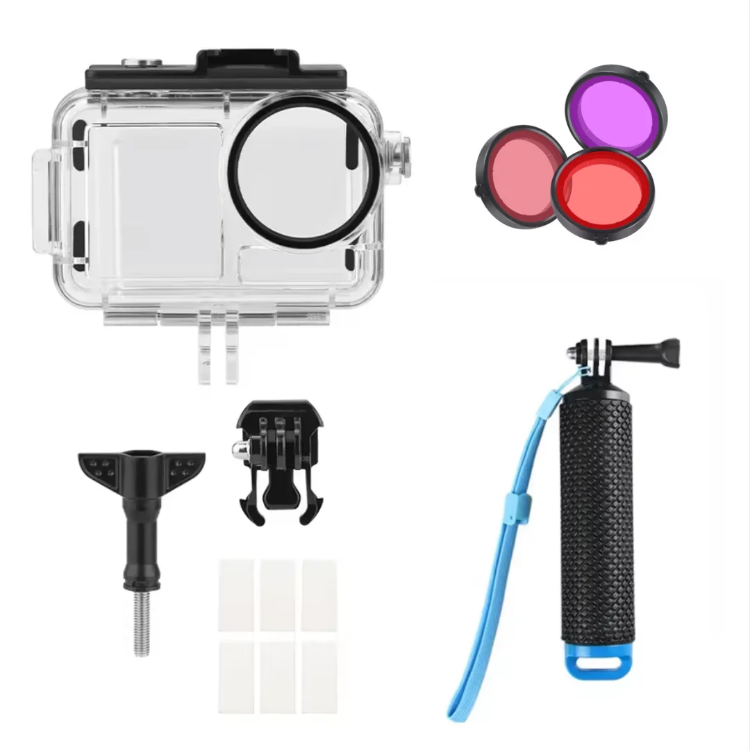 Étui étanche DJI OSMO Action 5/4/3 - Coque + Filtres plongée