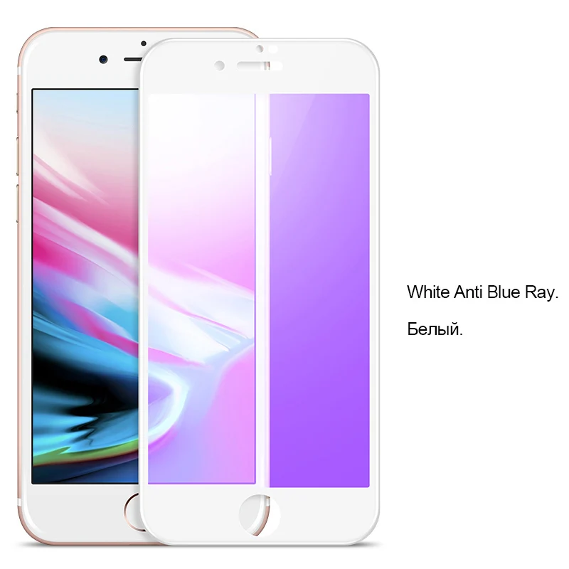 9H Anti Blue Light Tempered Glass 3D Soft Edge Full Screen Protector