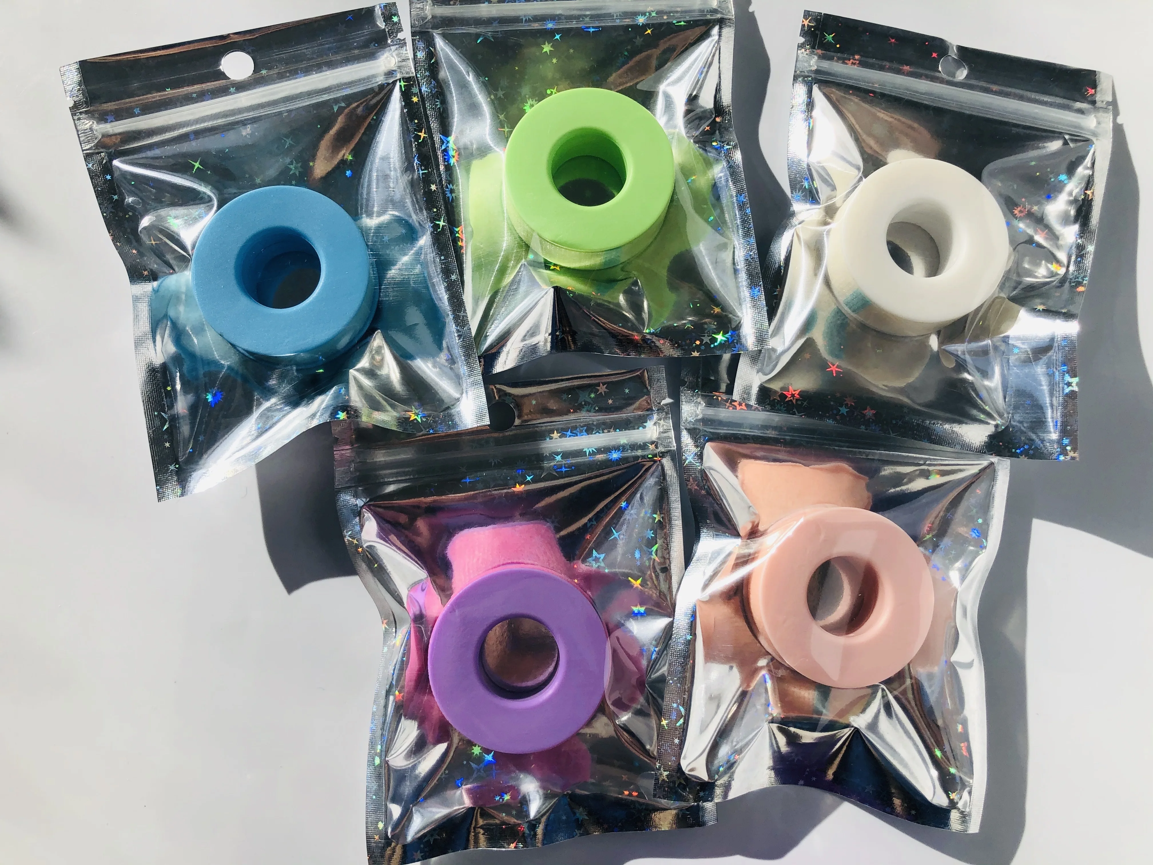 Hot Sale Silicone Gel White Pink Blue Purple Green Sensitive Skin Tape For Eyelash Extension