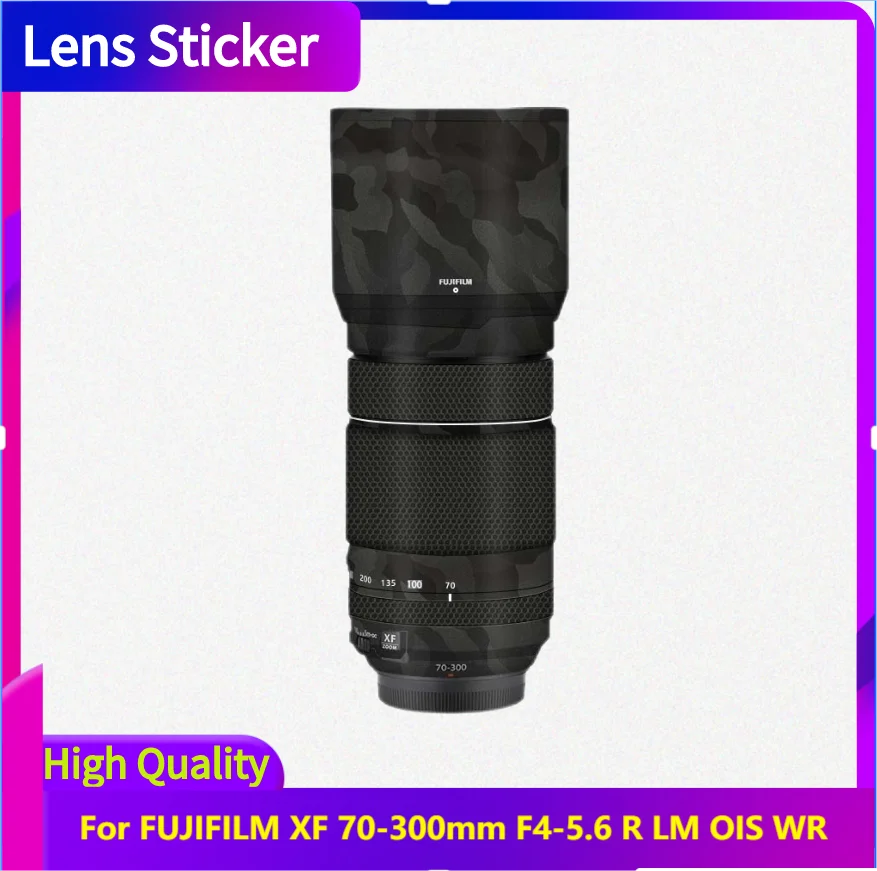 

For FUJIFILM XF 70-300mm F4-5.6 R LM OIS WR Lens Sticker Protective Skin Decal Film Anti-Scratch Protector Coat XF70-300 4-5.6