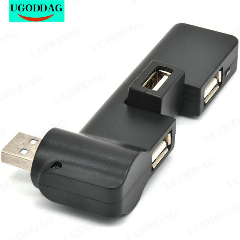 Hub Usb 2.0 Hub Usb A 4 Porte 90 °/180 Gradi Hub Usb Girevole Estensione Usb Per Disco Rigido Della Tastiera Del Mouse