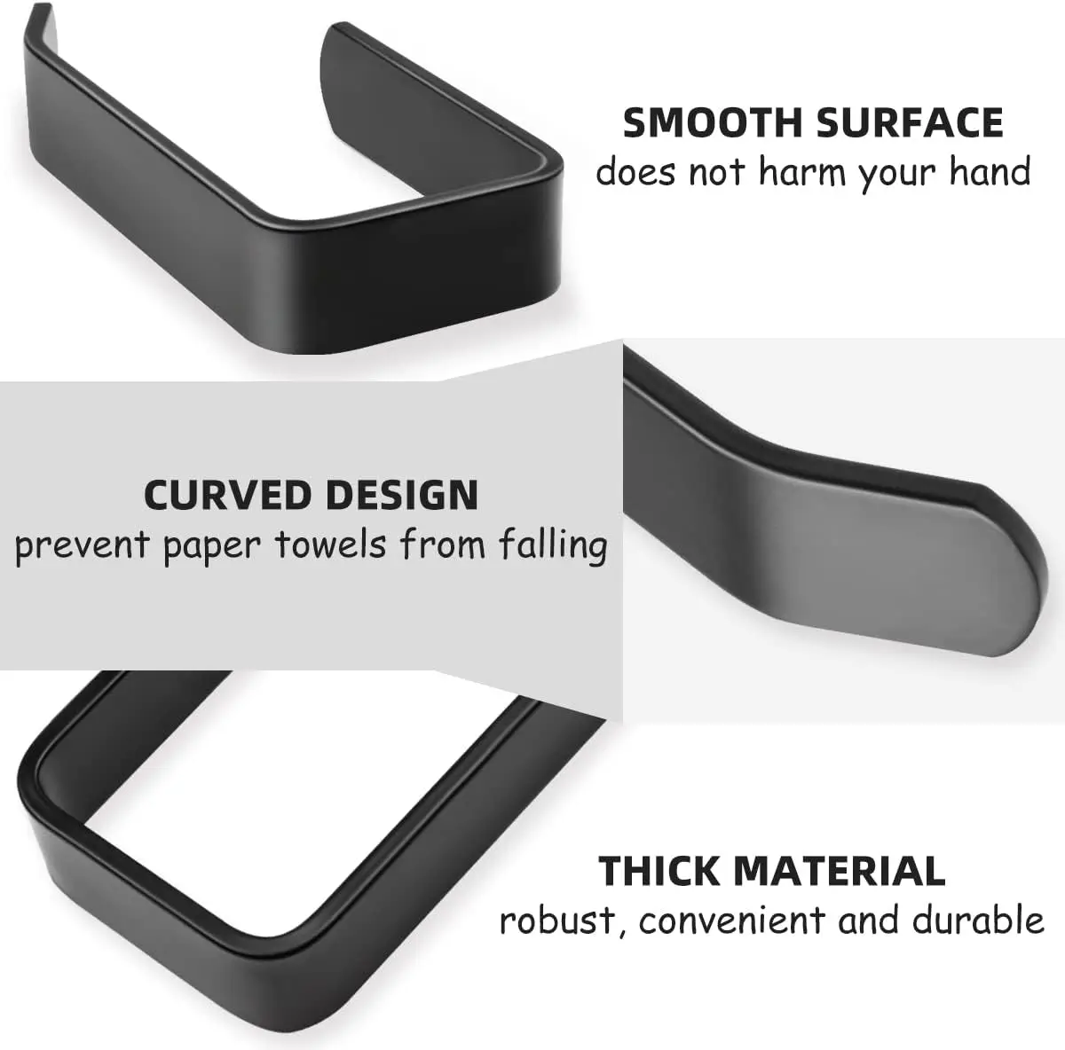 Toilet Paper Dispenser Self Adhesive Tissue Holder Plastic Paper Roll Rack for Office Bathroom Kitchen Home
