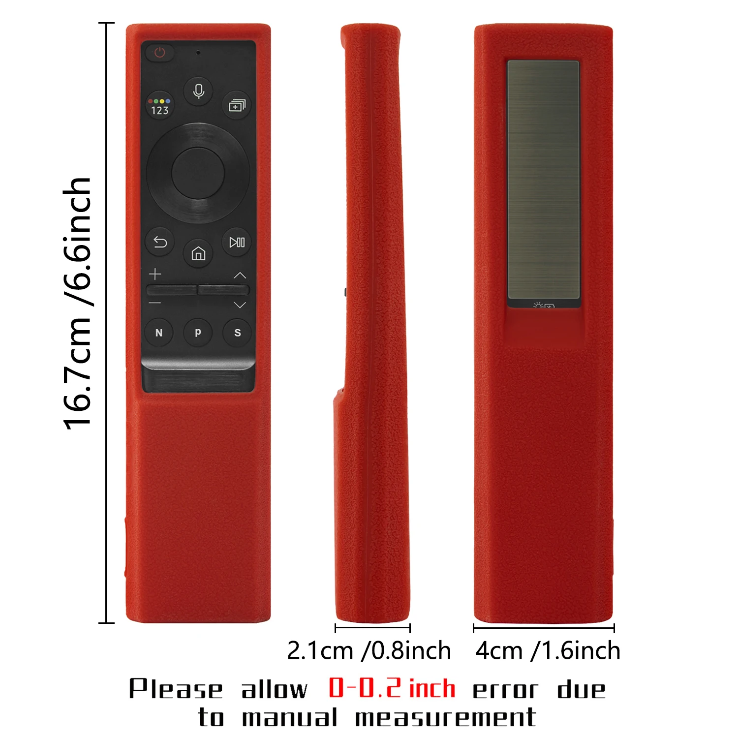 Silicone Protective Case for Solar Cell Remote - Samsung Smart TV