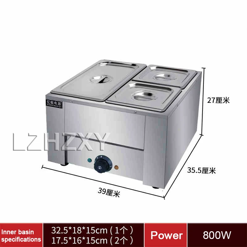 Three-cylinder Electric Chocolate Fountain Fondue Commercial Chocolate Melting Machine Hot Melt Pot melter Machine 1pc