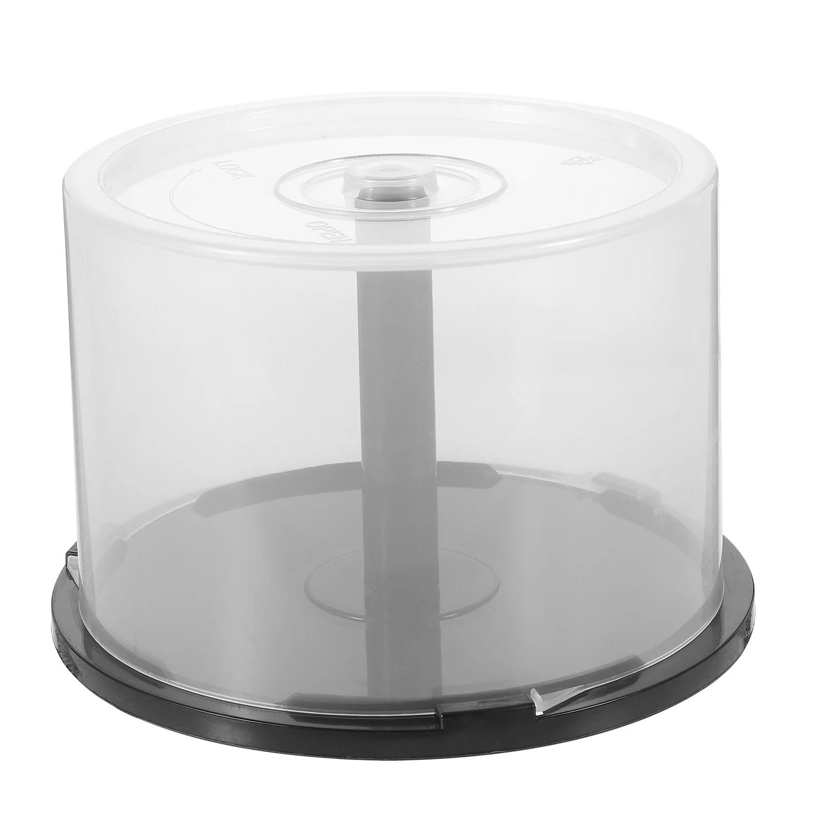 Plastic DVD Storage Holder Empty DVD Storage Bucket CD Containers 2 pcs cd dvd storage bag cd dvd storage case