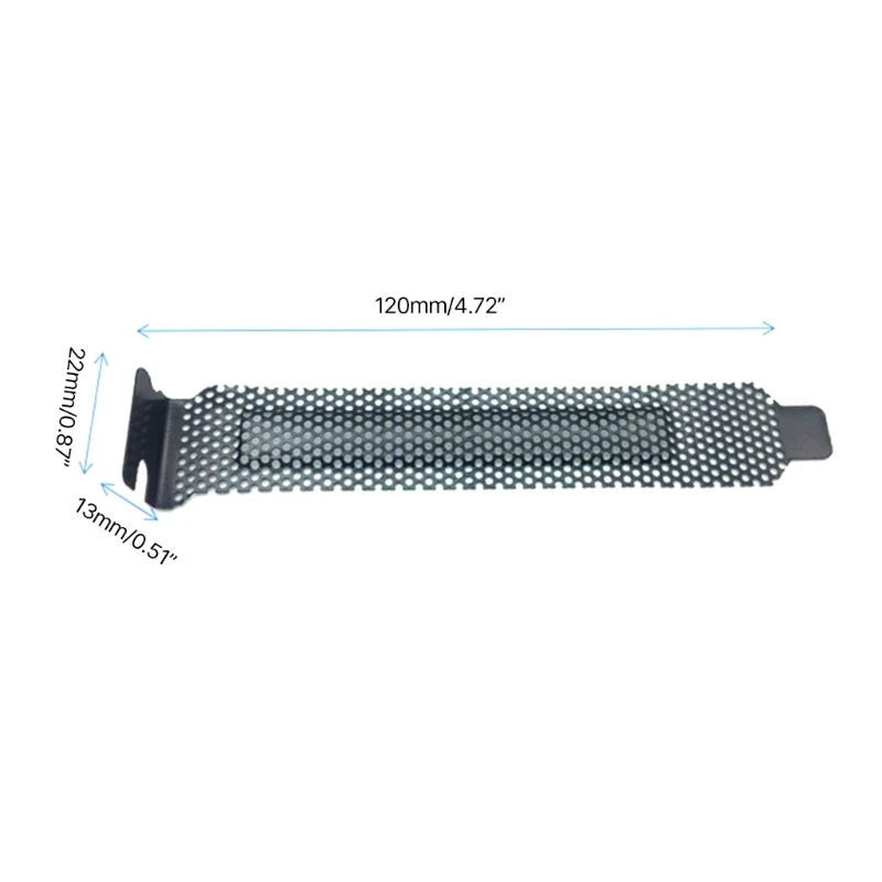 PCI Slot Covers Hard Steel PCI Slot Cover Computer Case Expansion Blank Plate pc case pc chassis computer chassis frame pc backplate