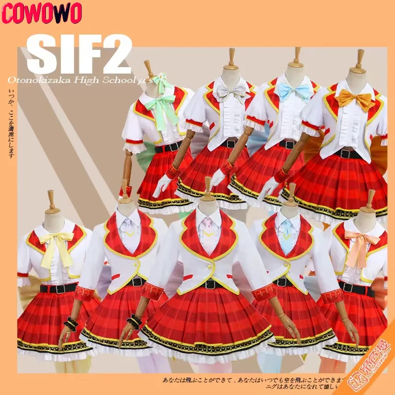 

COWOWO Lovelive Sif2 μ's Idols Hit Song Costumes Ladies Cosplay Costume Cos Game Anime Party Uniform Hallowen Play Role Clothes