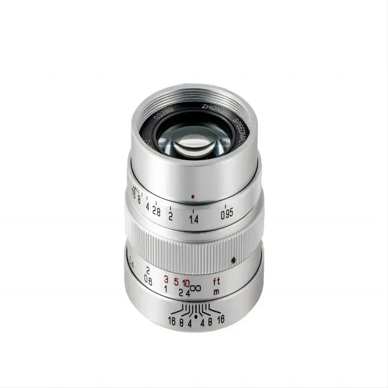 새로운 마이크로 포서드(M43) 렌즈 F/0.95 조리개 25mm 광각 고정 초점 렌즈는 C-마운트 산업용 카메라와 함께 사용 가능합니다.