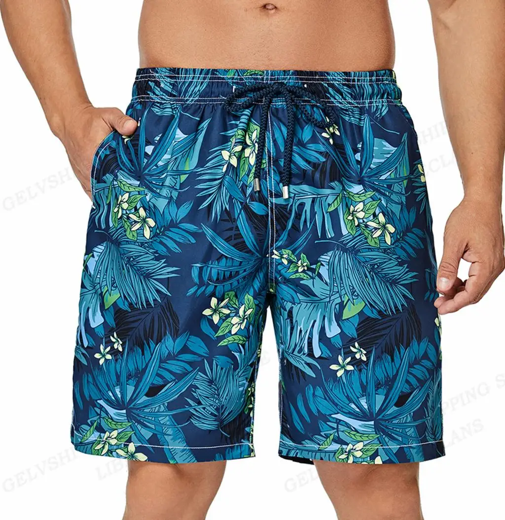 Men\'s Swimwear 3d Print Floral Flags Men Summer Sports Swimming And Surfing Beach Trousers Quad Quick Dry Retro Beach Shorts
