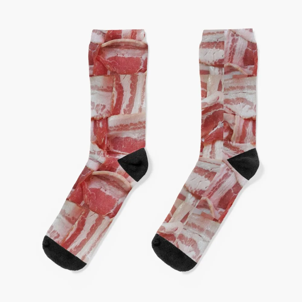 

Bacon Knitting Socks luxe hockey heated Crossfit Socks For Man Women's