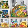 Disney Winnie The Pooh Printed Blanket Picnic Blankets Warm Blanket Soft and Comfortable Blanket Home Travel Birthday Gift 1