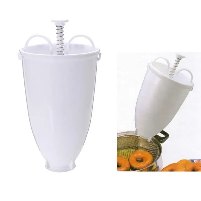 DIY Donut Maker Hand-held Batter Dispenser Meatball Maker Doughnut Machine Cake Cream Dispenser Kitchen Tools 1 Pcs