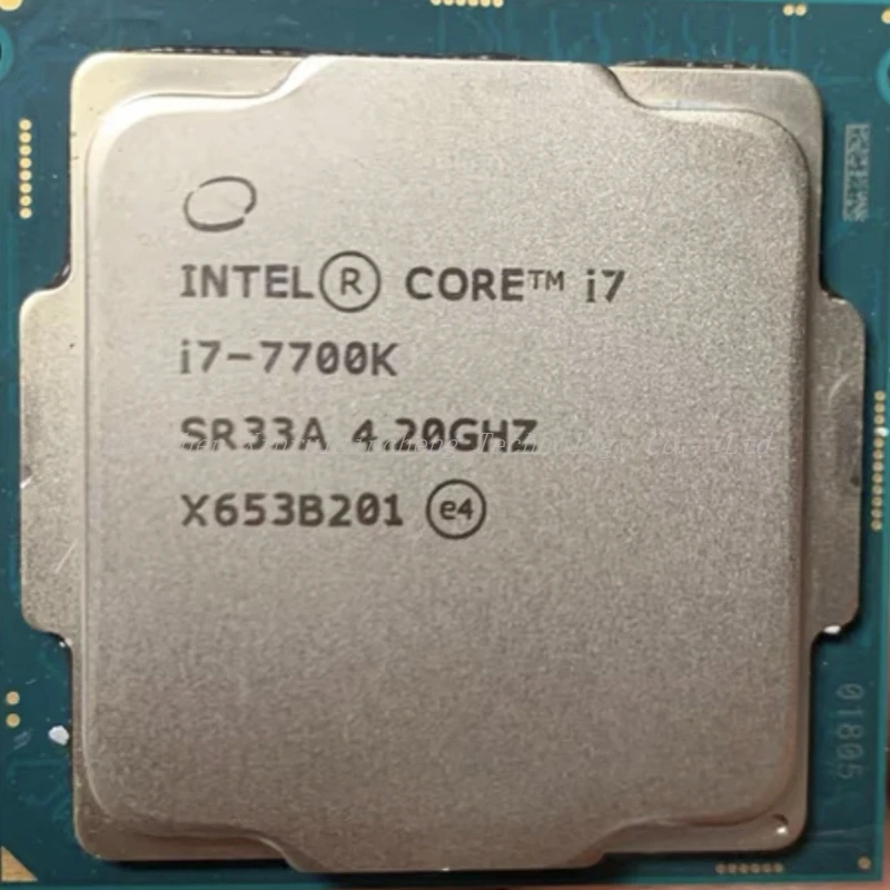Intel Core I7-7700K I7 7700K 4.2 Ghz Usato Processore Cpu Quad-Core A Otto Thread 8M 91W Lga 1151