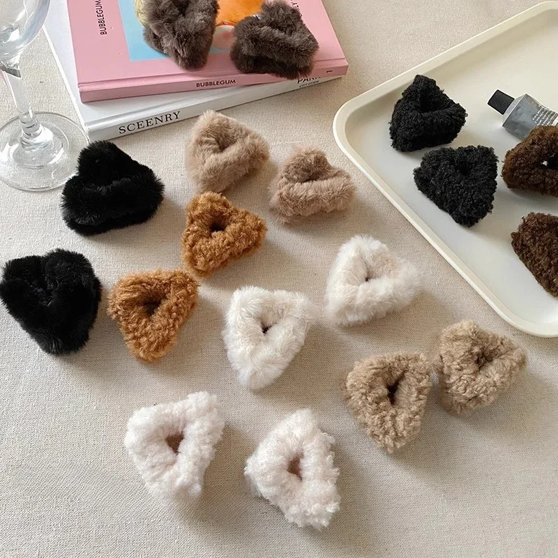 2pcs/bag Plush Cat Ears Hairpins Girls Hair Clips Hair Accessories for Women and Kids
