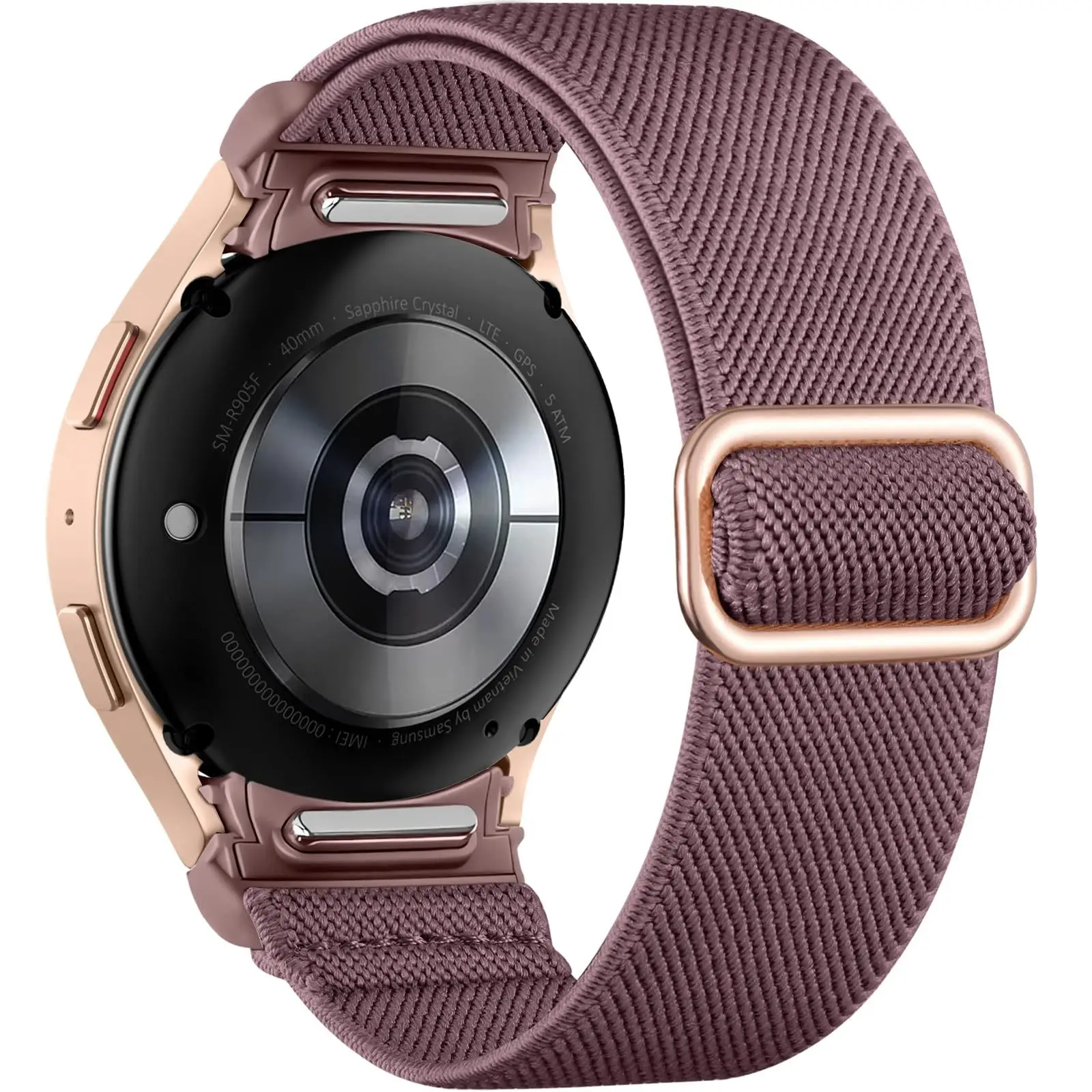 Elastic Nylon Band for Galaxy Watch - No Gaps Design