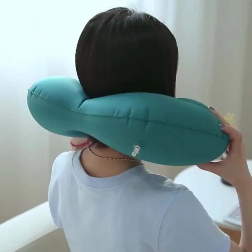 Alpha Neck Pillow – Compact & Self-Filling for Ultimate Travel Comfort - Image 6