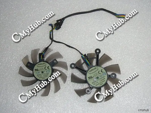 

New For ASUS GTX650Ti DiretCU II TOP ENGTX560TI DCII/2DI/2GD5 T128010SH R128015SU Graphics Card Cooling Fan
