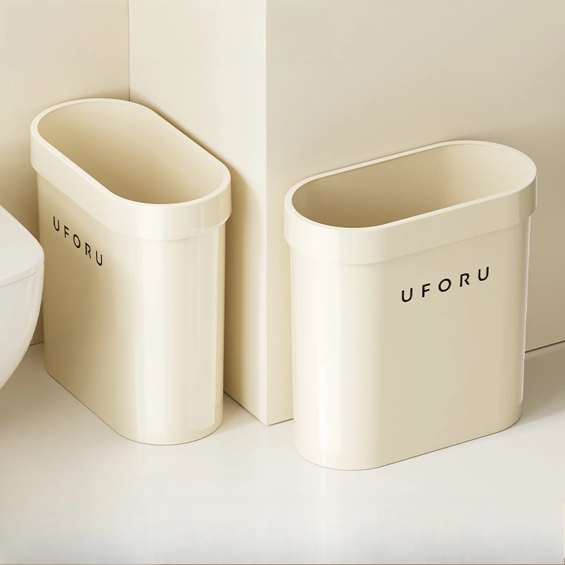 스타일리시 대용량 쓰레기통 고급 가정용 틈새 압력 쓰레기통 고급 외관 플라스틱 가정용 쓰레기통 JTW