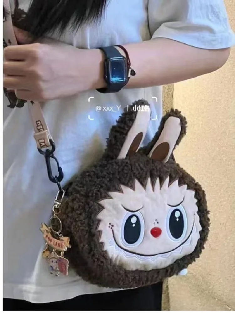 labubu City Park Limited Crossbody Bag Plush Wallet Mobile Ladies Card Love Cartoon Shoulder Bag Handbag Girl Gift
