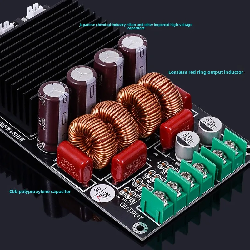SAMP-100 TPA3255 2x300W 600W 하이파이 디지털 앰프 보드 고출력 2채널