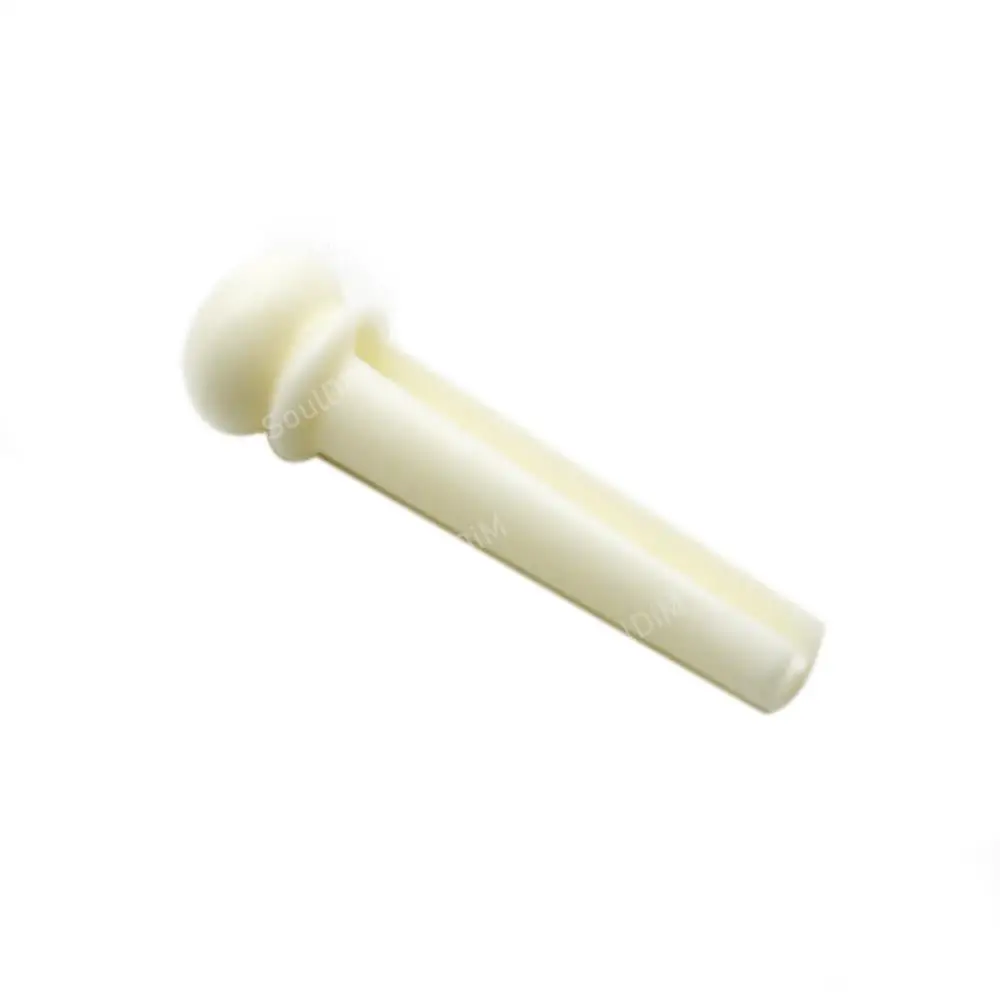 6pcs Real Bone Acoustic Guitar Bridge Pins Pure Bone Bridge Pin for Folk Guitar Replacement Parts Accessories